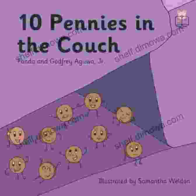 10 Pennies In The Couch Book Cover Featuring A Collage Of Faces And Family Moments 10 Pennies In The Couch Godfrey Aguwa Jr