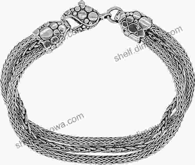 A Multi Stranded Silvery Arrowheads Loom Bracelet With A Toggle Clasp Silvery Arrowheads Loom Bracelet Making Pattern