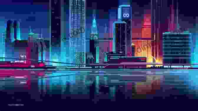 Futuristic Cityscape Illustration Showcasing The Potential Of Light Emitting Diode (LED) Technology In Shaping The Future To Light Emitting Diode Technology And Applications