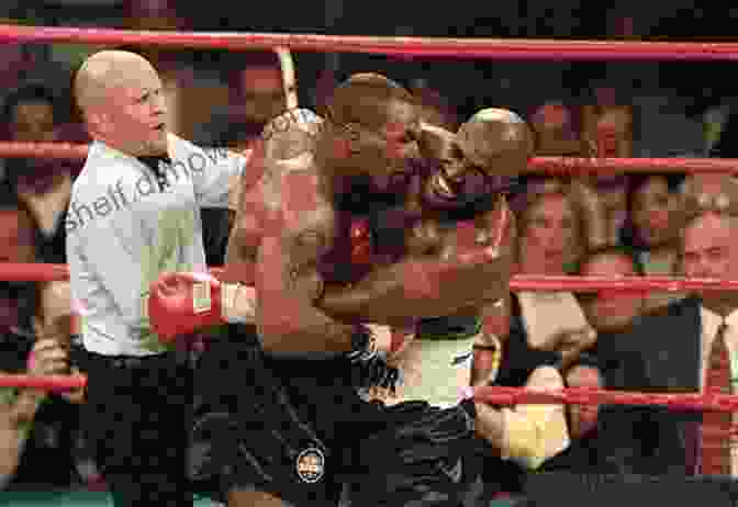 Mike Tyson And Evander Holyfield In The Ring During Their Heavyweight Title Fight On June 28, 1997. The Bite Fight: Tyson Holyfield And The Night That Changed Boxing Forever